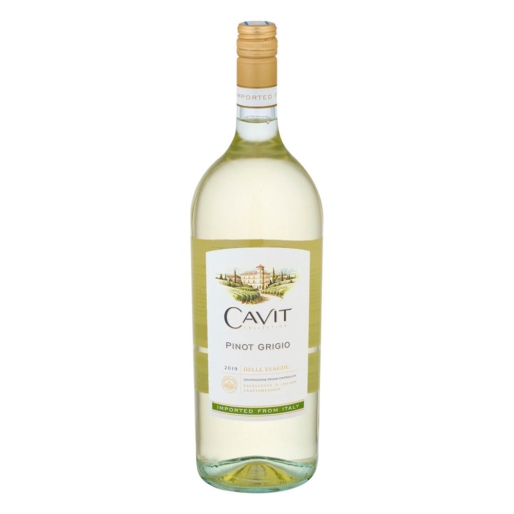 Cavit Collection Pinot Grigio Italy White Wine, 1.5 L