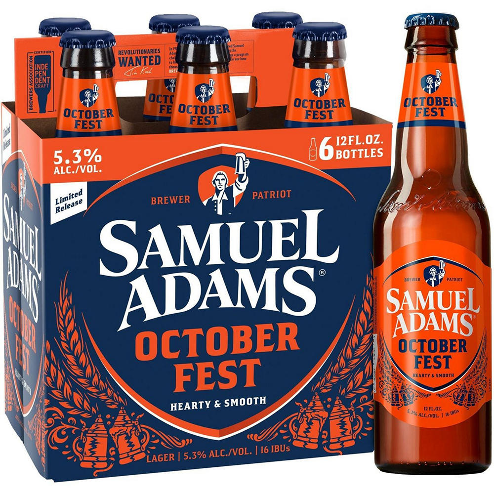Samuel Adams Seasonal 6 pk Bottles, 12 oz