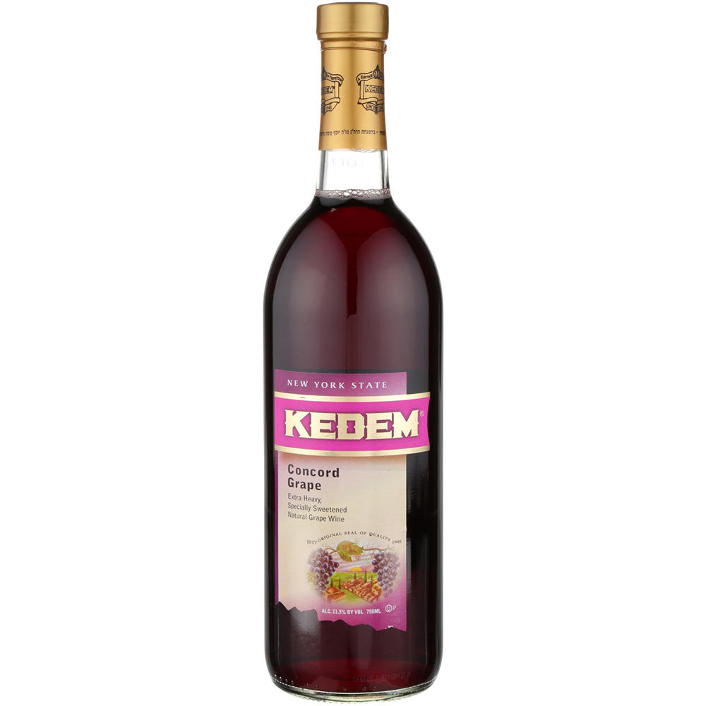 Kedem Kosher Concord Grape Wine, 750 ml