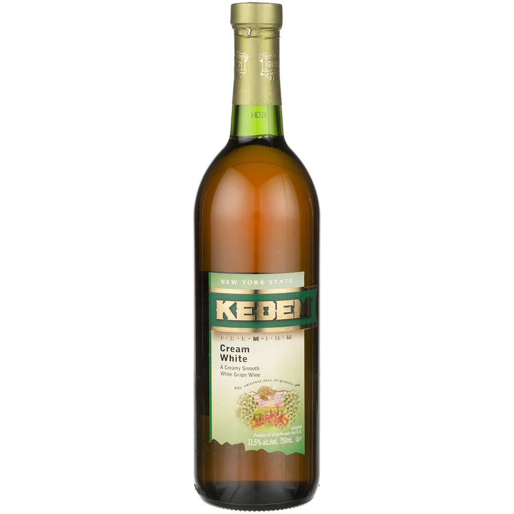 Kedem Kosher Premium Cream White Wine, 750 ml