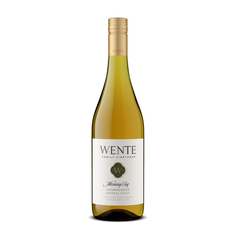 Wente Vineyards Morning Fog Chardonnay California White Wine, 750 mL
