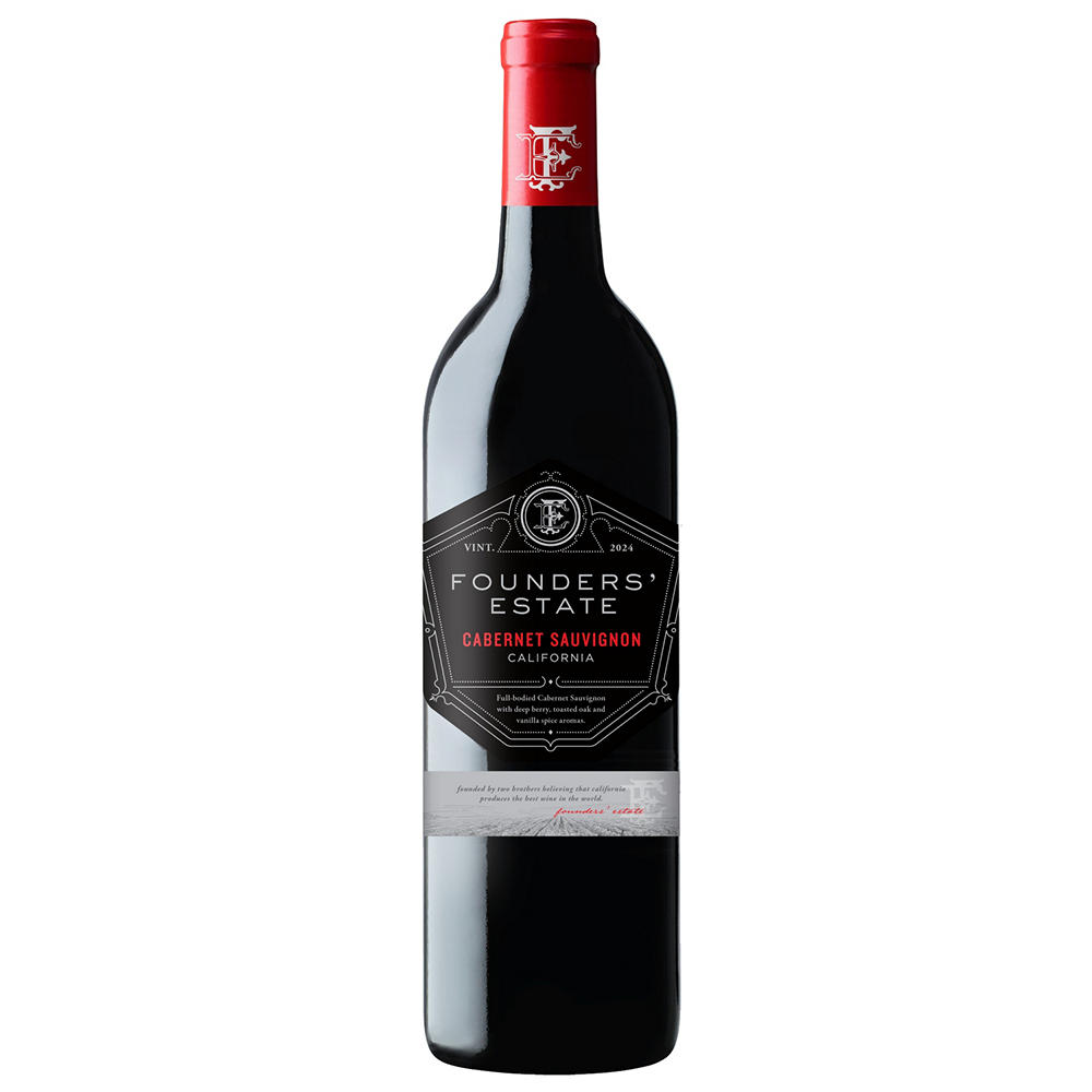 Beringer Founders' Estate Cabernet Sauvignon California Red Wine, 750 mL