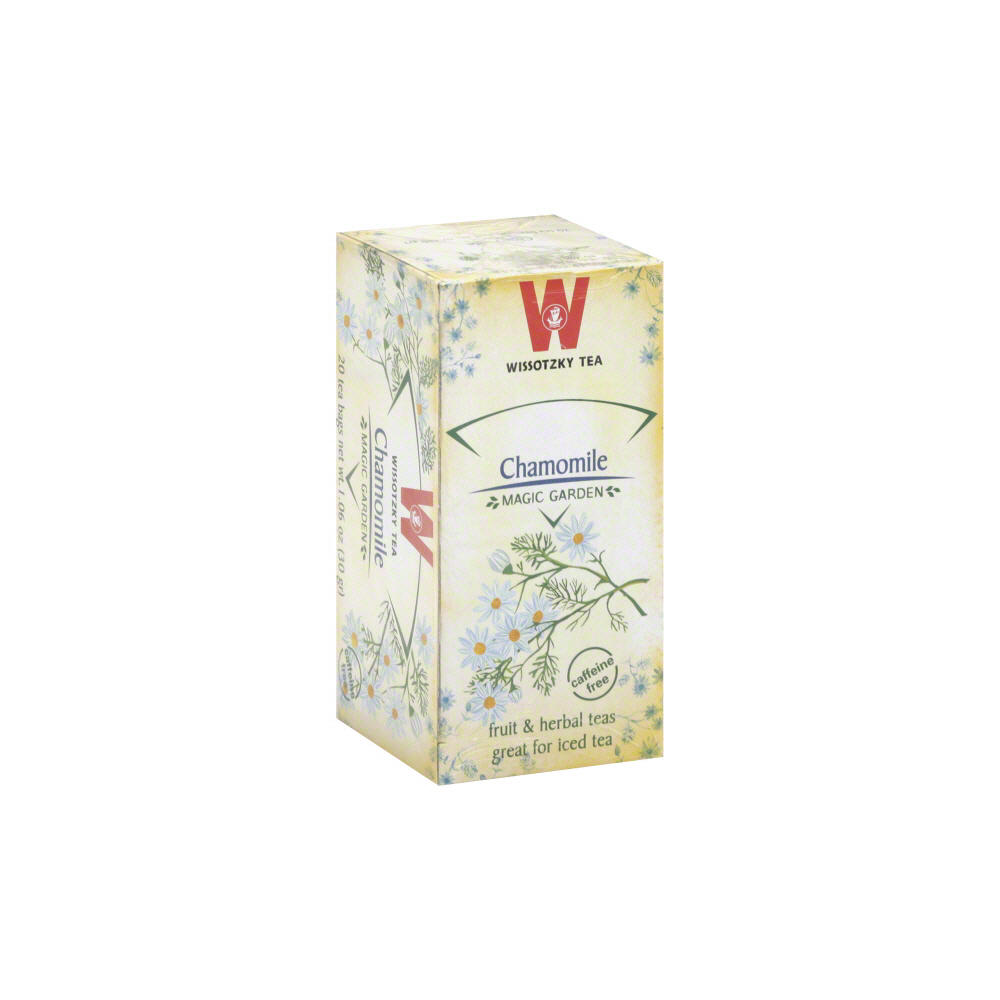 Wissotzky Tea Kosher Caffeine Free Chamomile Tea Bags, 20 ct