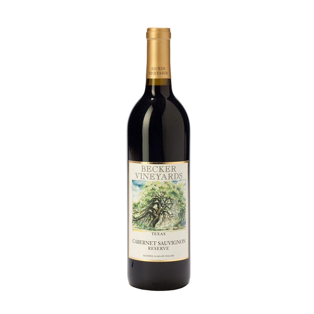 Becker Vineyards Cabernet Sauvignon Reserve Texas Red Wine, 750 mL