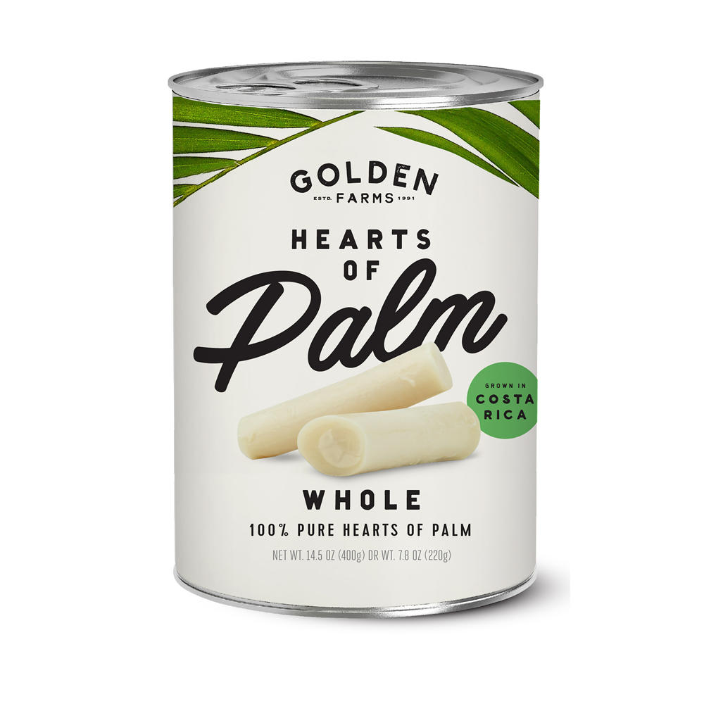 Golden Farms Whole Hearts of Palm, 14.5 oz