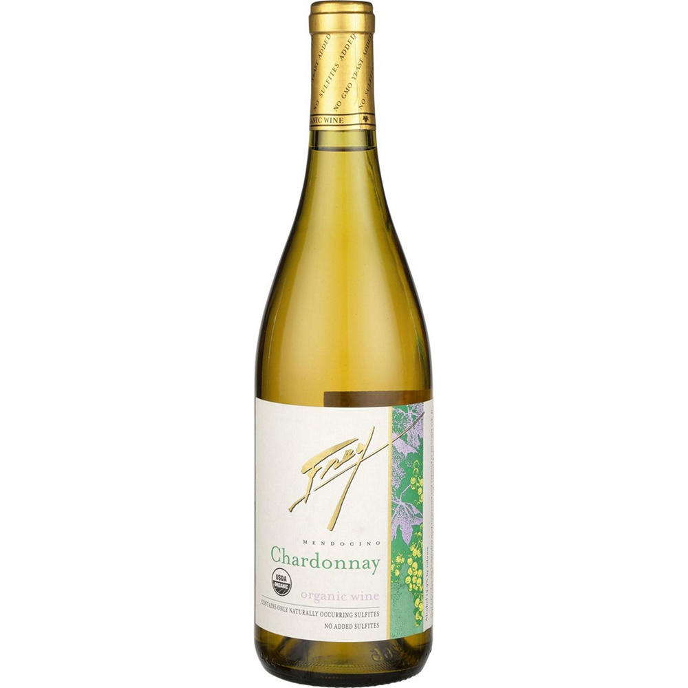 Frey Organic Chardonnay California White Wine, 750 mL
