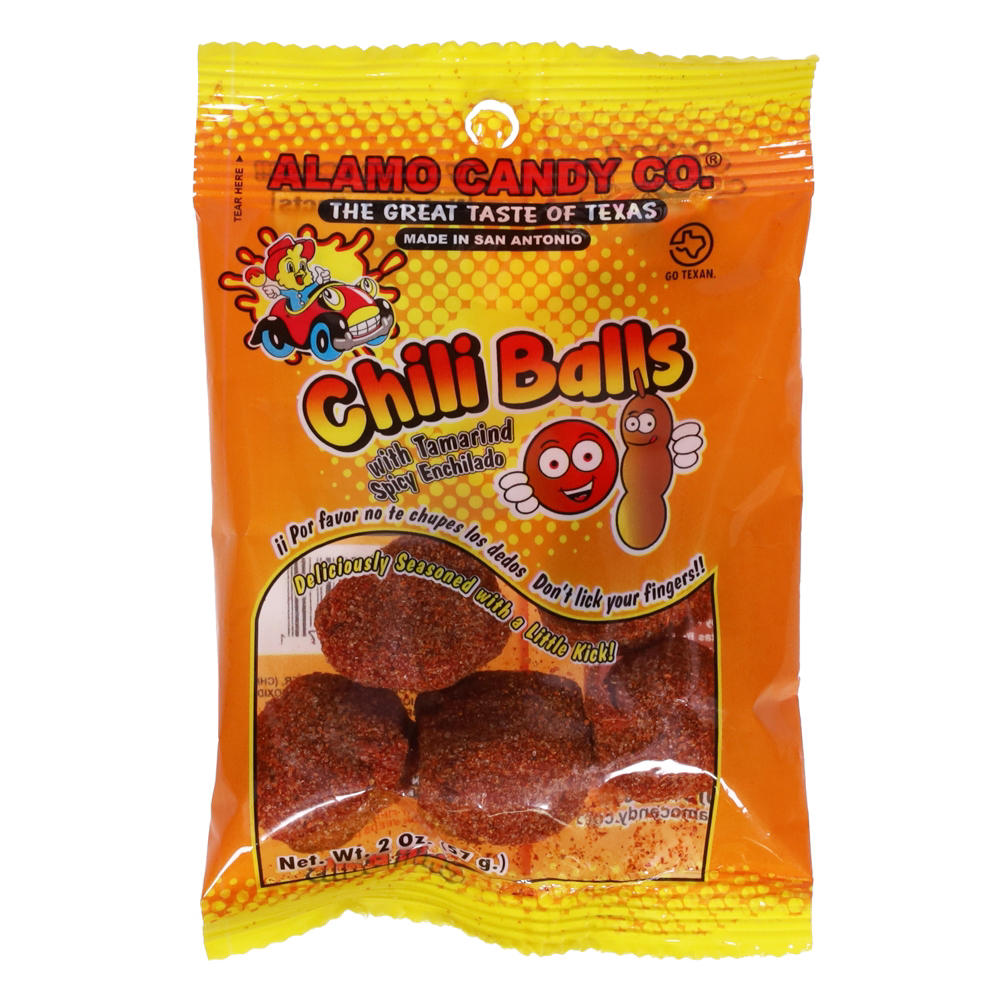 Alamo Candy Co. Spicy Tamarindo Chili Balls, 2 oz