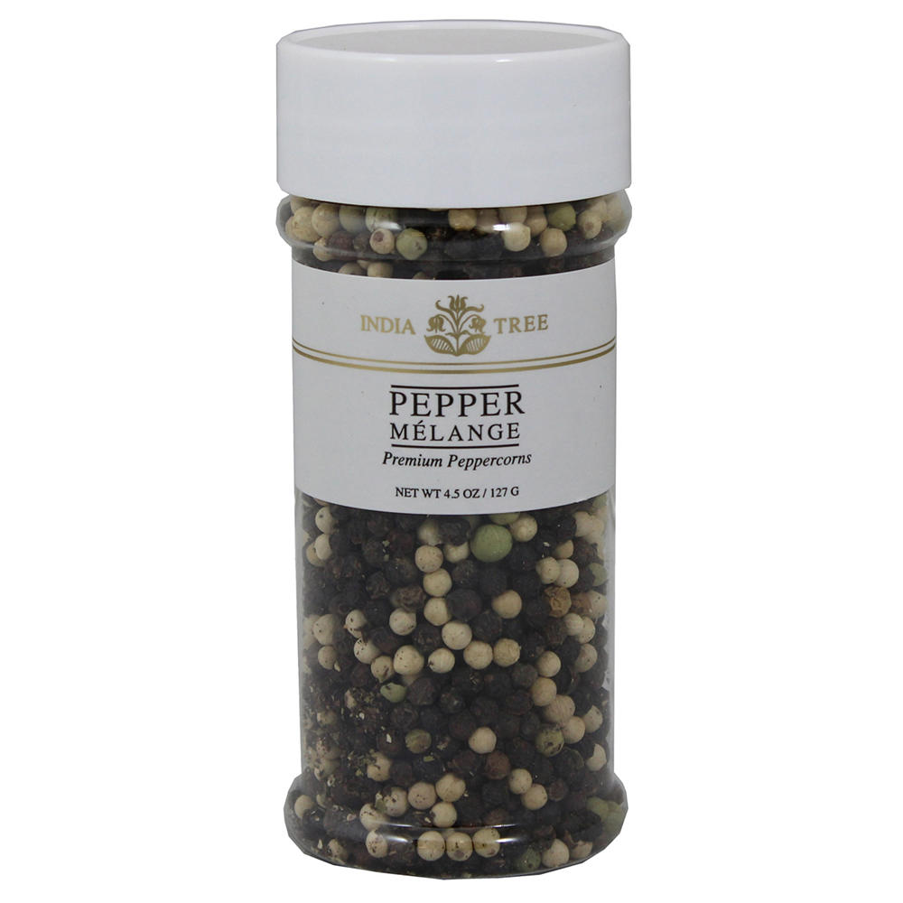 India Tree Pepper Mélange Peppercorns, 4.5 oz