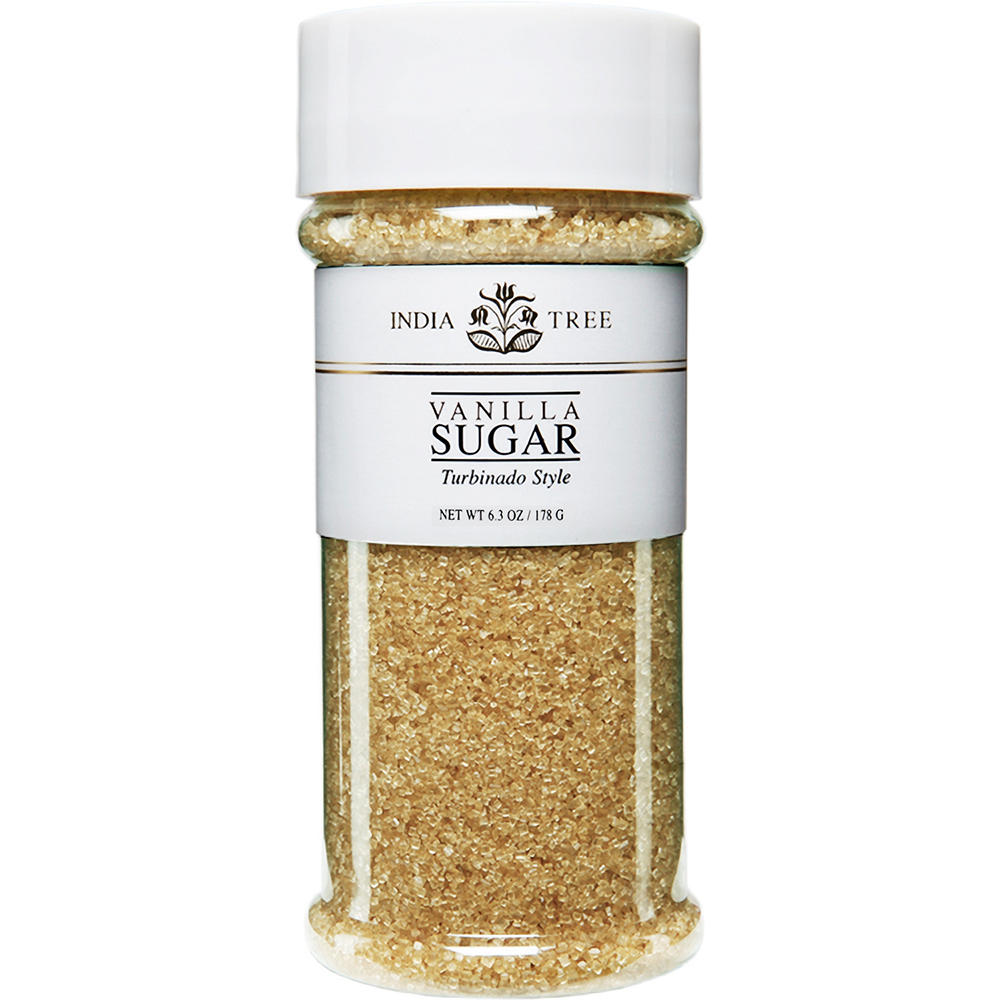 India Tree Turbinado Style Vanilla Sugar, 6.3 oz