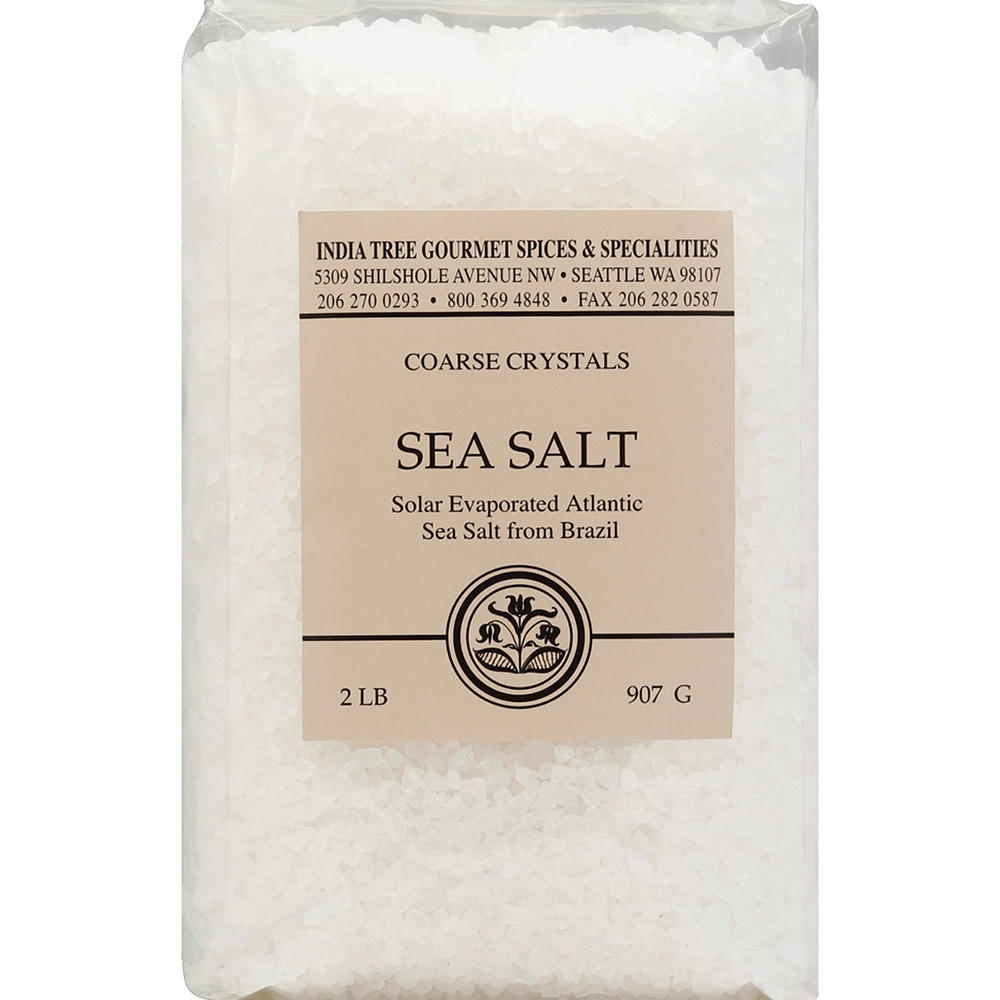 India Tree Coarse Sea Salt, 2 lbs