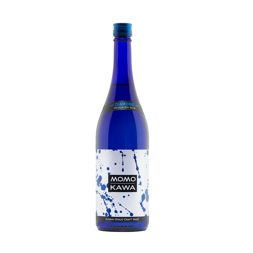 Momokawa Medium Dry Sake, 750 mL