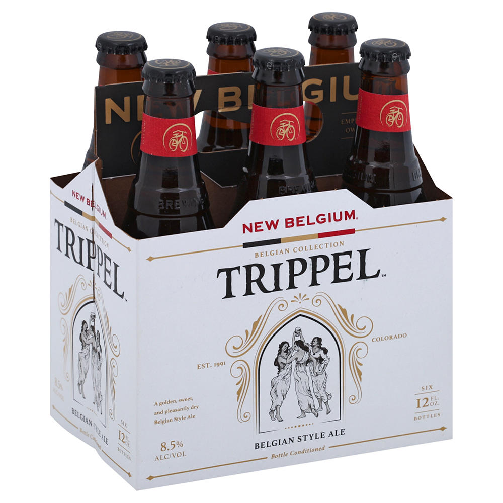 New Belgium Trippel Belgian Style Ale Craft Beer 6 pk Bottles, 12 oz