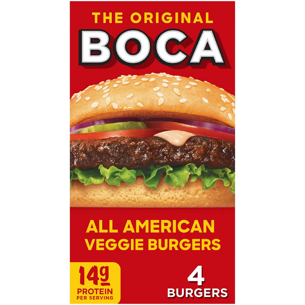 Boca All American Veggie Burgers, 4 ct