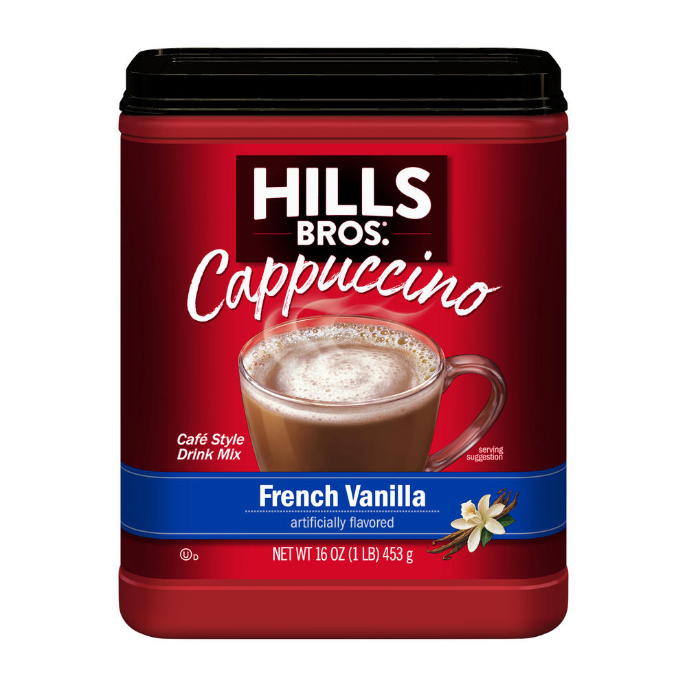 Hills Bros. French Vanilla Cappuccino Drink Mix, 16 oz