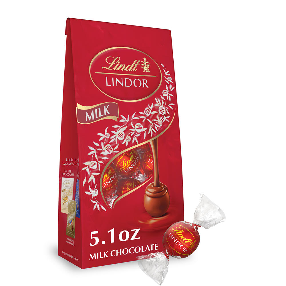 Lindt Lindor Milk Chocolate Truffles, 5.1 oz