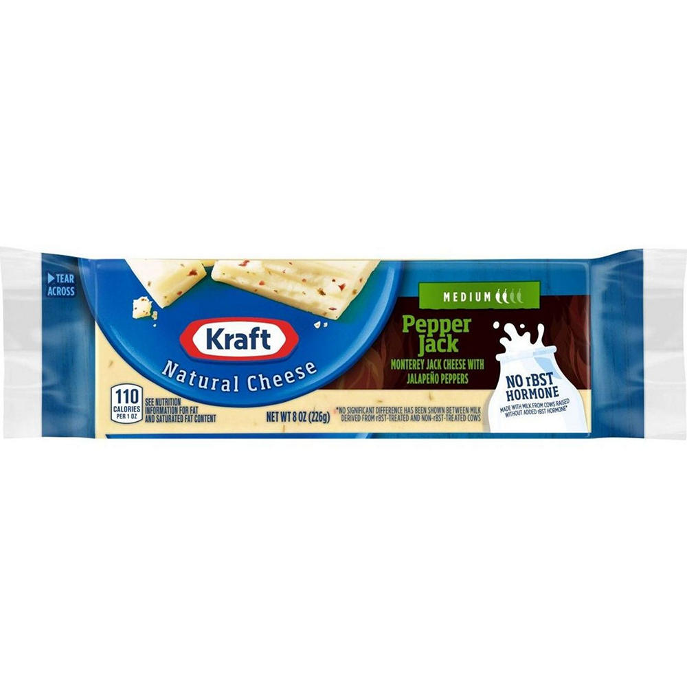 Kraft Pepper Jack Cheese, 8 oz