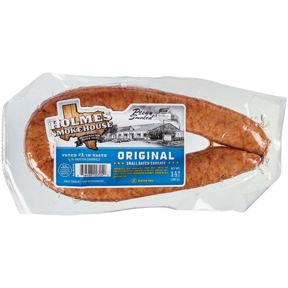 Holmes Smokehouse Original Pecan Smoked Sausage Ring, 14 oz