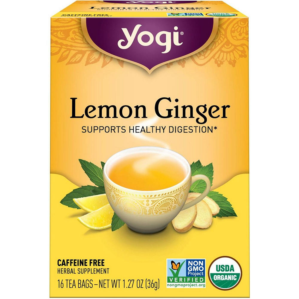 Yogi Lemon Ginger Tea, 16 ct