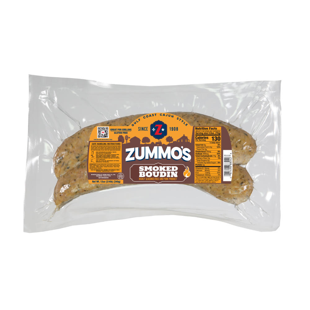Zummo's Cajun-Style Smoked Boudin, 12 oz