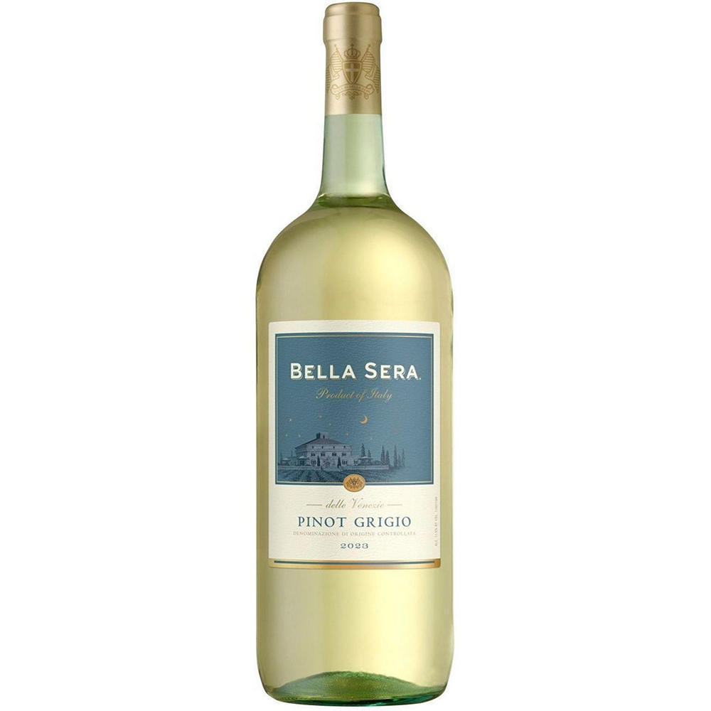 Bella Sera Pinot Grigio Italy White Wine, 1.5 L