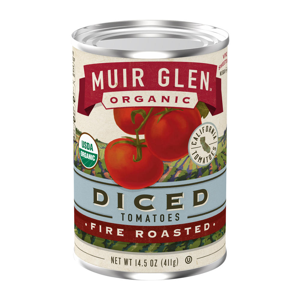 Muir Glen Organic Fire Roasted Diced Tomatoes, 14.5 oz