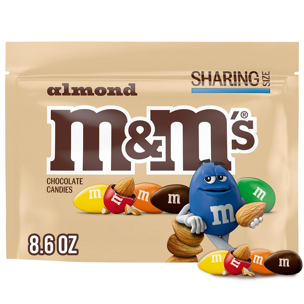 M&M'S Almond Milk Chocolate Candy - Sharing Size, 8.6 oz