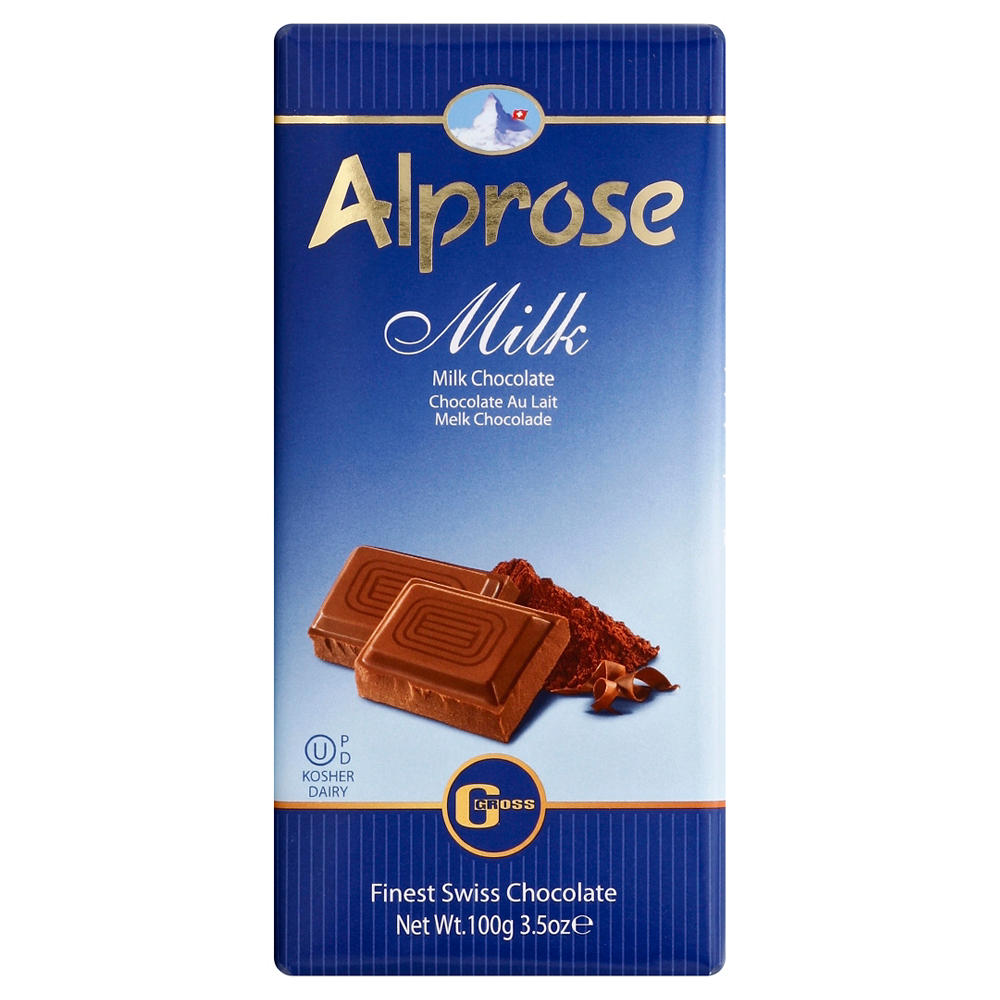 Alprose Kosher Swiss Milk Chocolate, 3.5 oz
