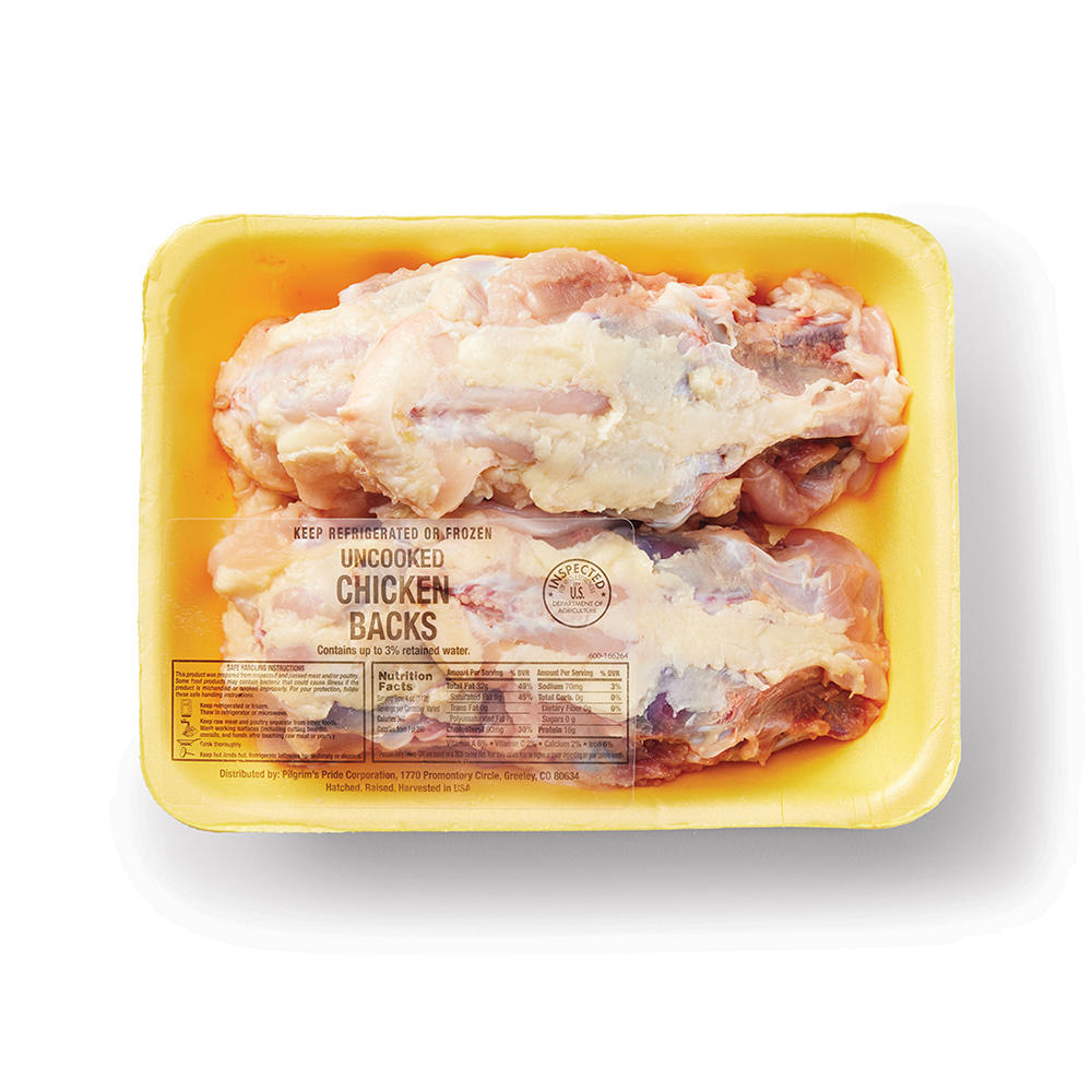 Fresh Chicken Backs, Avg. 1.66 lbs