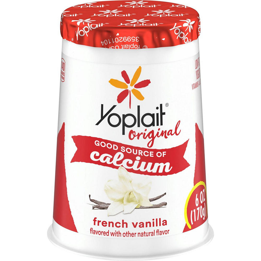 Yoplait Original Low-Fat French Vanilla Yogurt, 6 oz