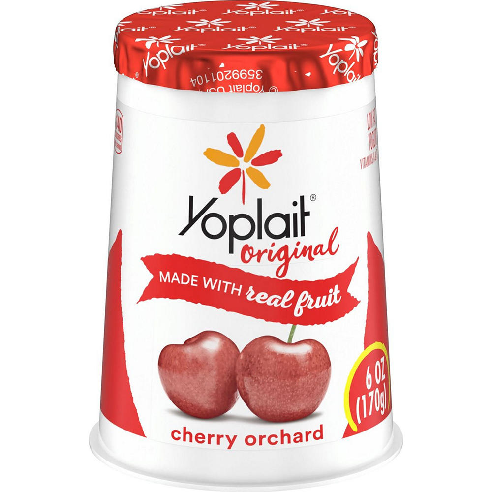 Yoplait Original Low-Fat Cherry Orchard Yogurt, 6 oz