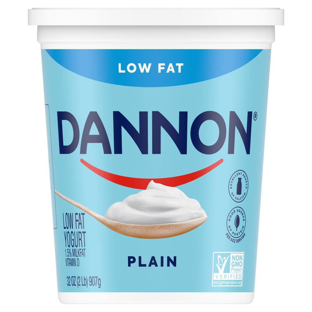 Dannon Plain Low Fat Yogurt, 32 oz