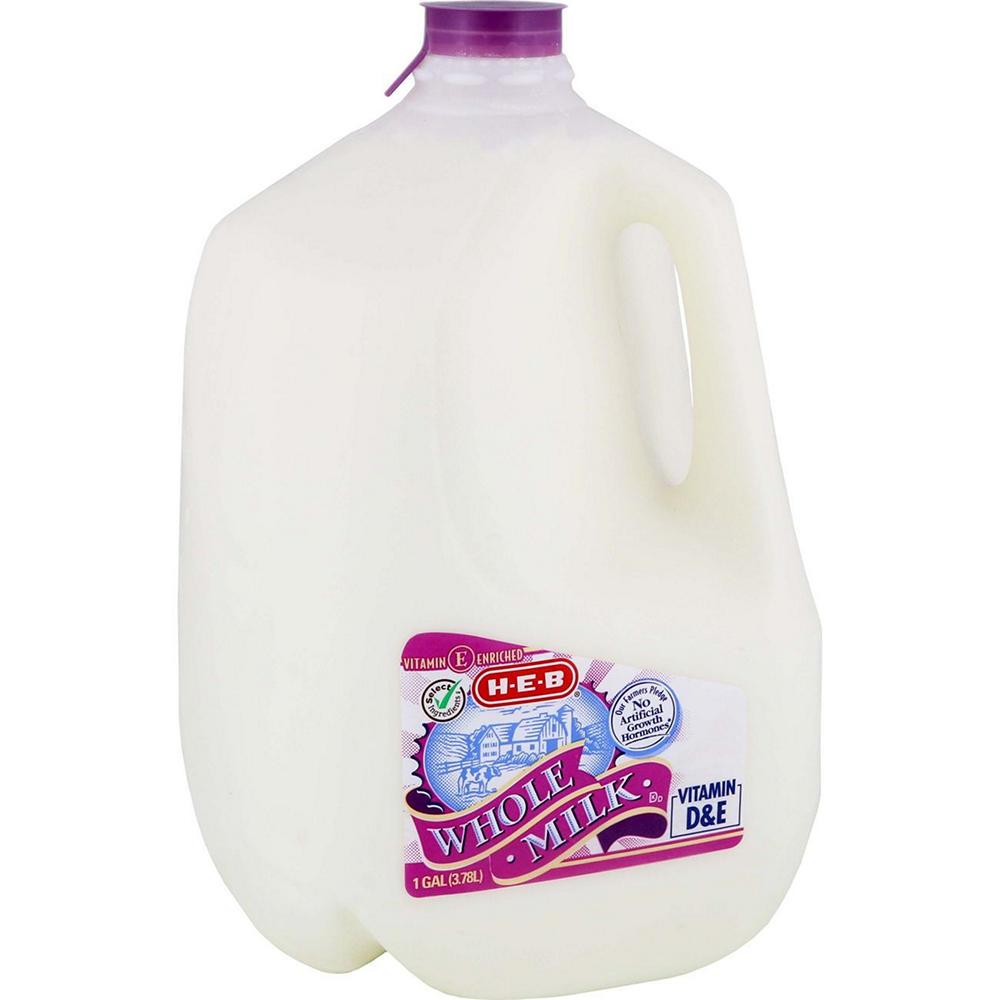 H-E-B Whole Milk, 1 gal