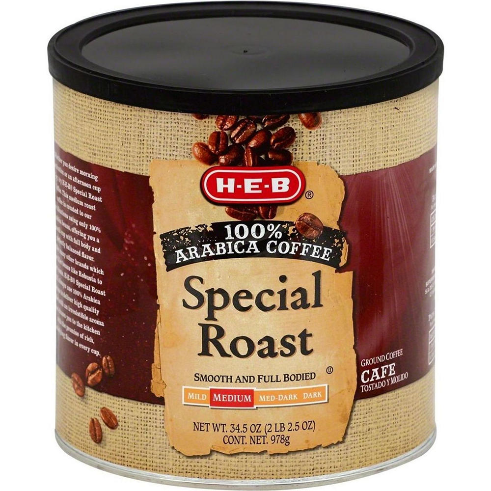 H-E-B Special Roast Medium Roast Ground Coffee, 34.5 oz