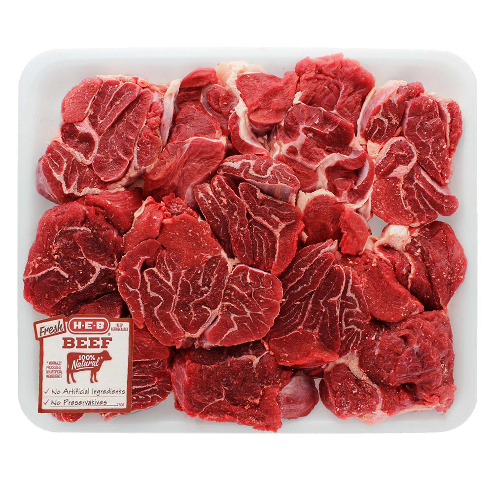 H-E-B Beef Shank Meat Boneless Value Pack, Avg. 3.0 lbs