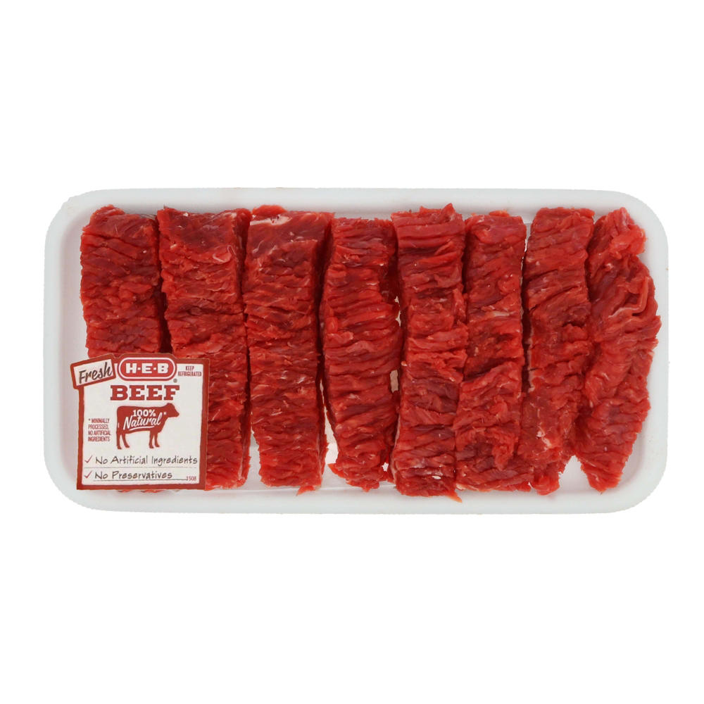 H-E-B Steak Fingers Tenderized, Avg. 0.75 lb