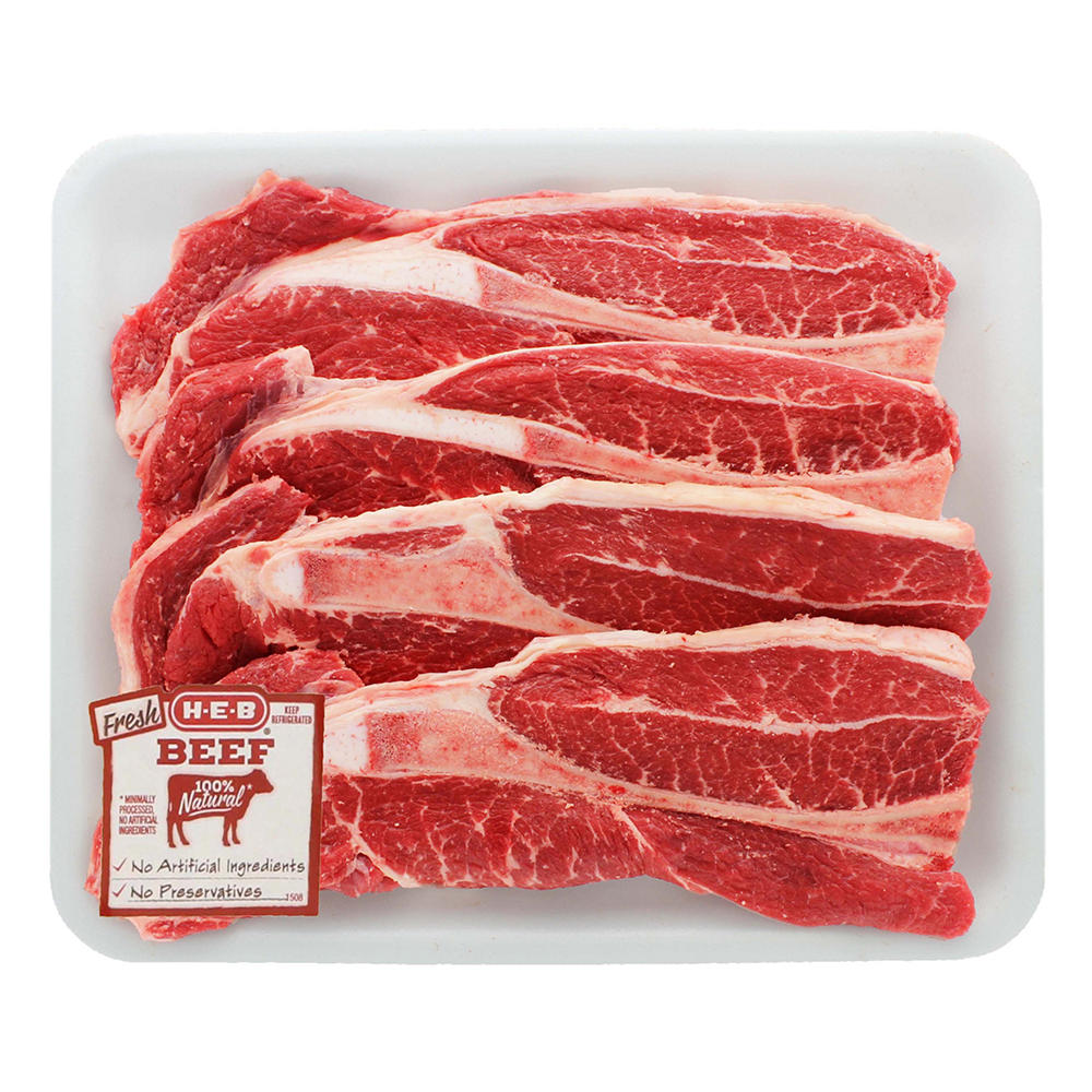 H-E-B Beef Shoulder Top Blade Steak Bone-In Value Pack, USDA Select , Avg. 2.05 lbs