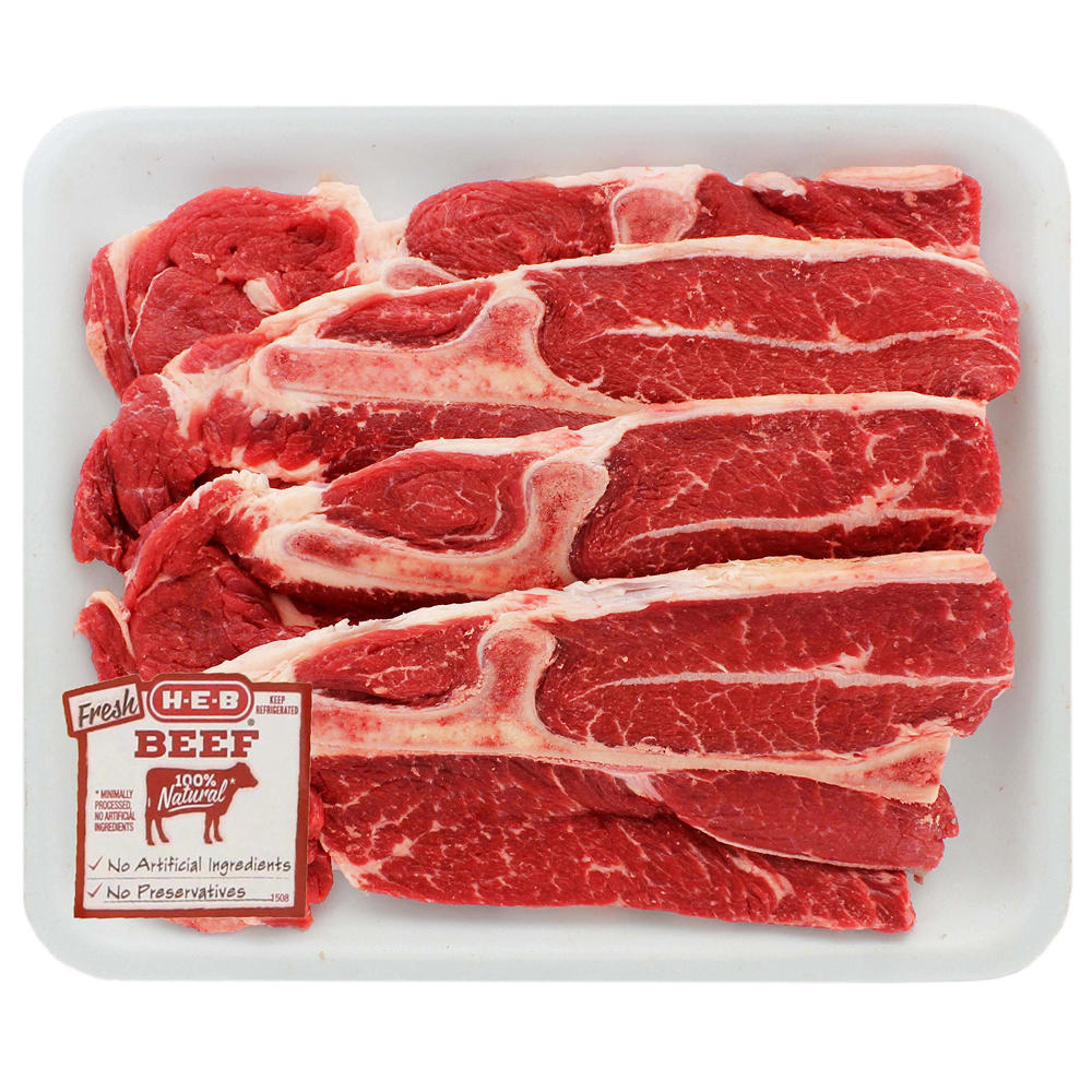 H-E-B Beef Chuck Steak Bone In Value Pack, USDA Select , Avg. 2.0 lbs