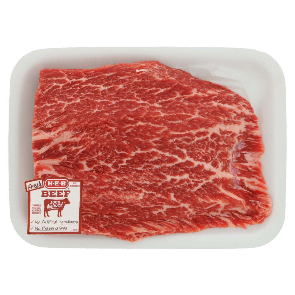 H-E-B Boneless Top Blade Beef Roast - USDA Select, Avg. 2.0 lbs