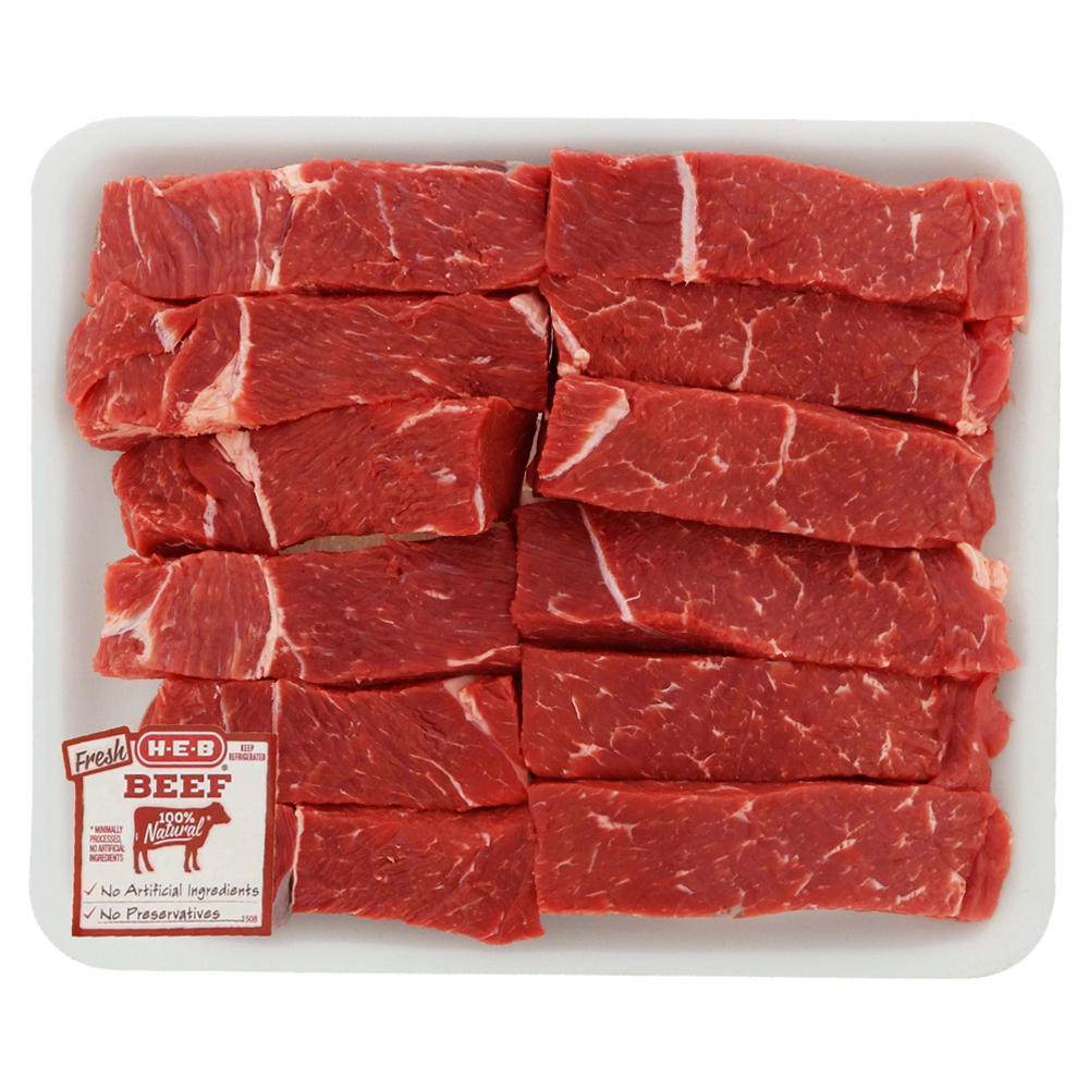 H-E-B Boneless Texas-Style Beef Shoulder Ribs - USDA Select - Value Pack, Avg. 3.5 lbs
