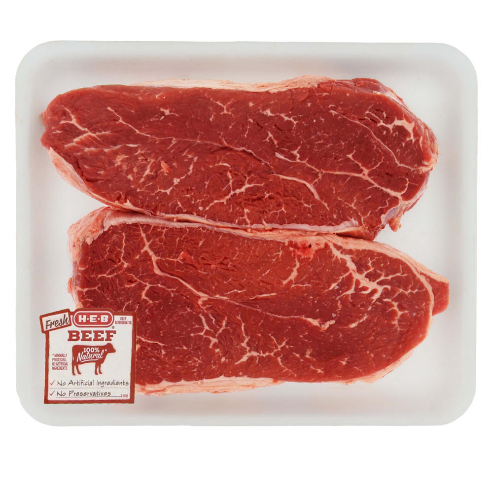 H-E-B Beef Texas Broil Value Pack, USDA Select, Avg. 2.75 lbs