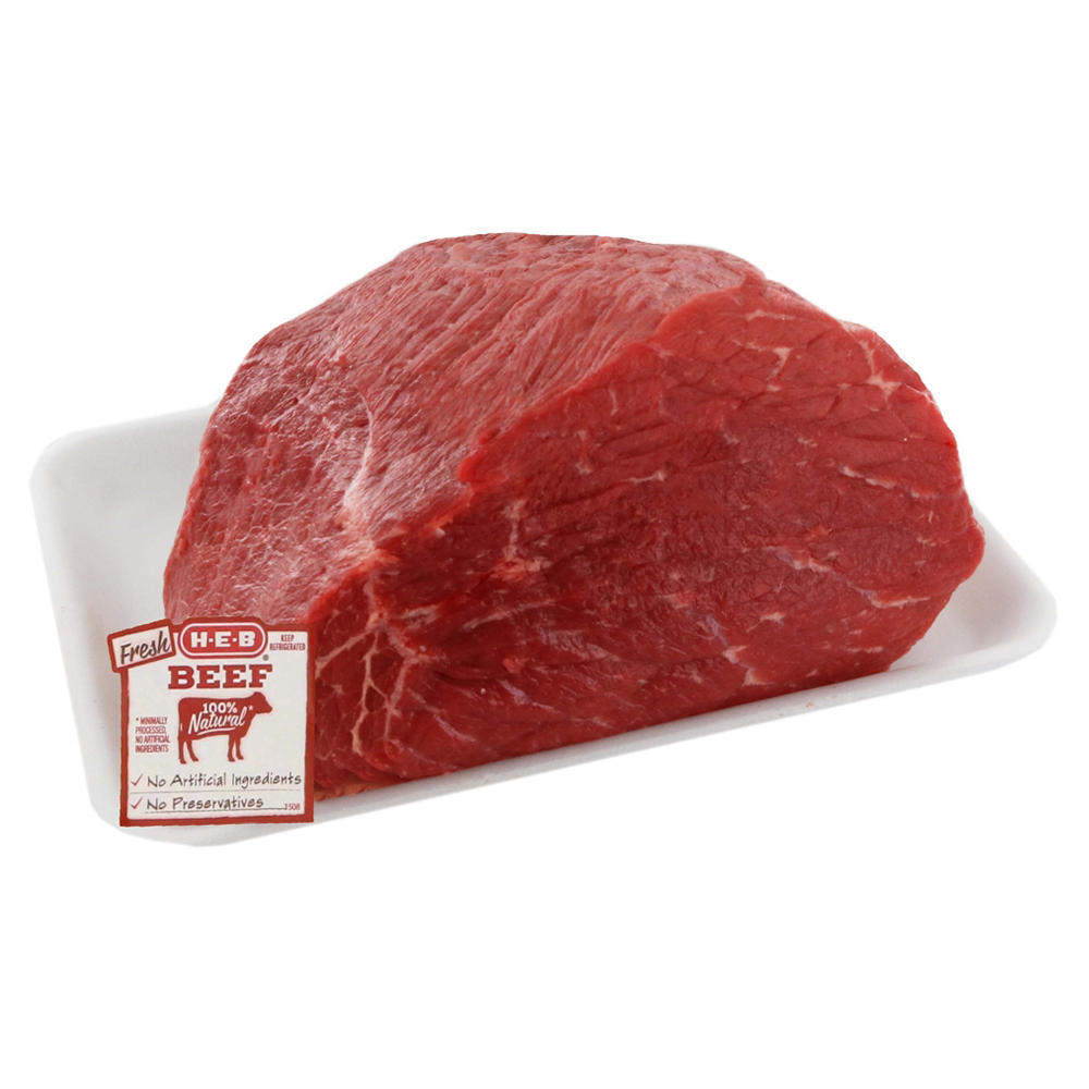 H-E-B Beef Bottom Round Rump Roast - USDA Select, Avg. 2.34 lbs