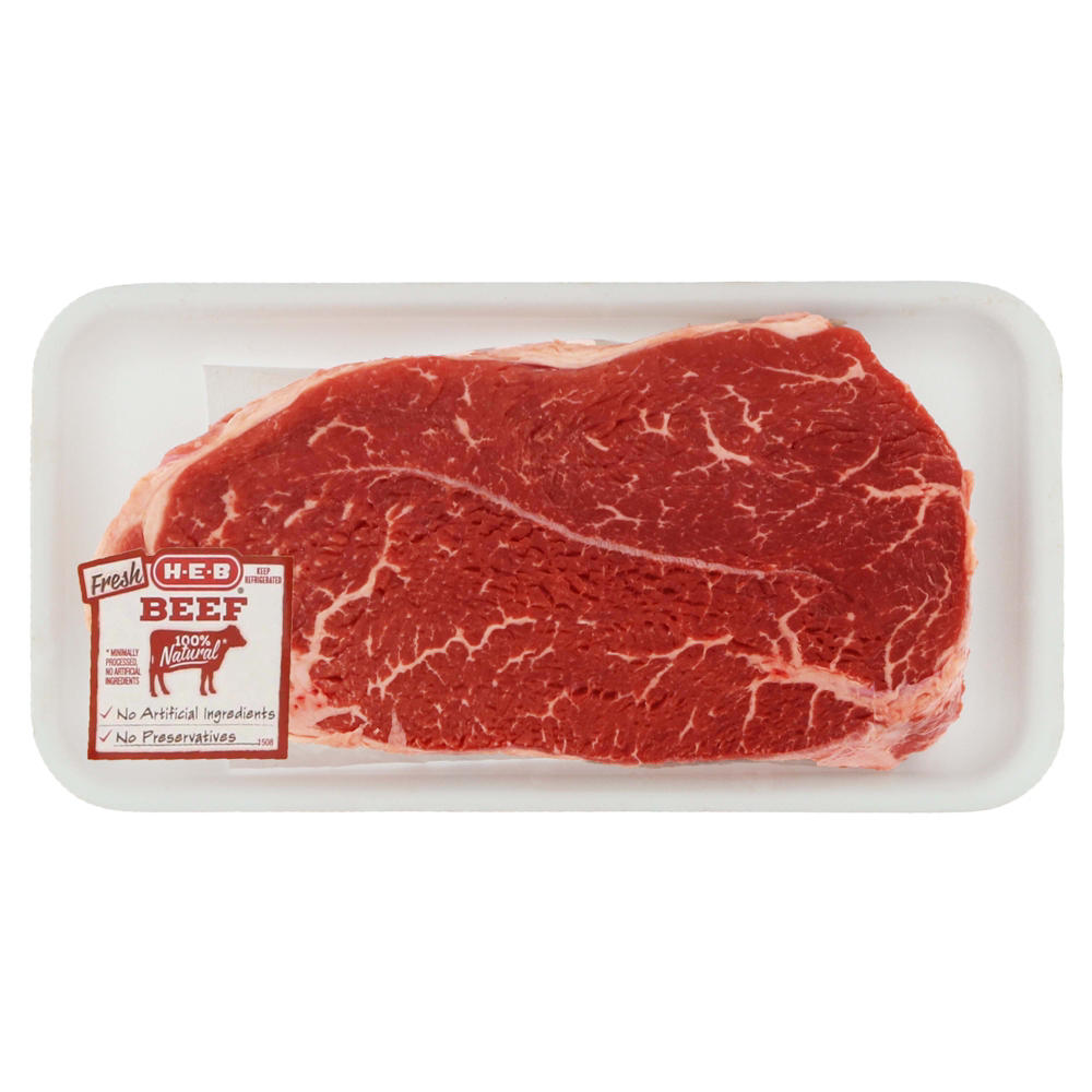 H-E-B Beef Shoulder Texas Broil Boneless, USDA Select, Avg. 1.45 lbs