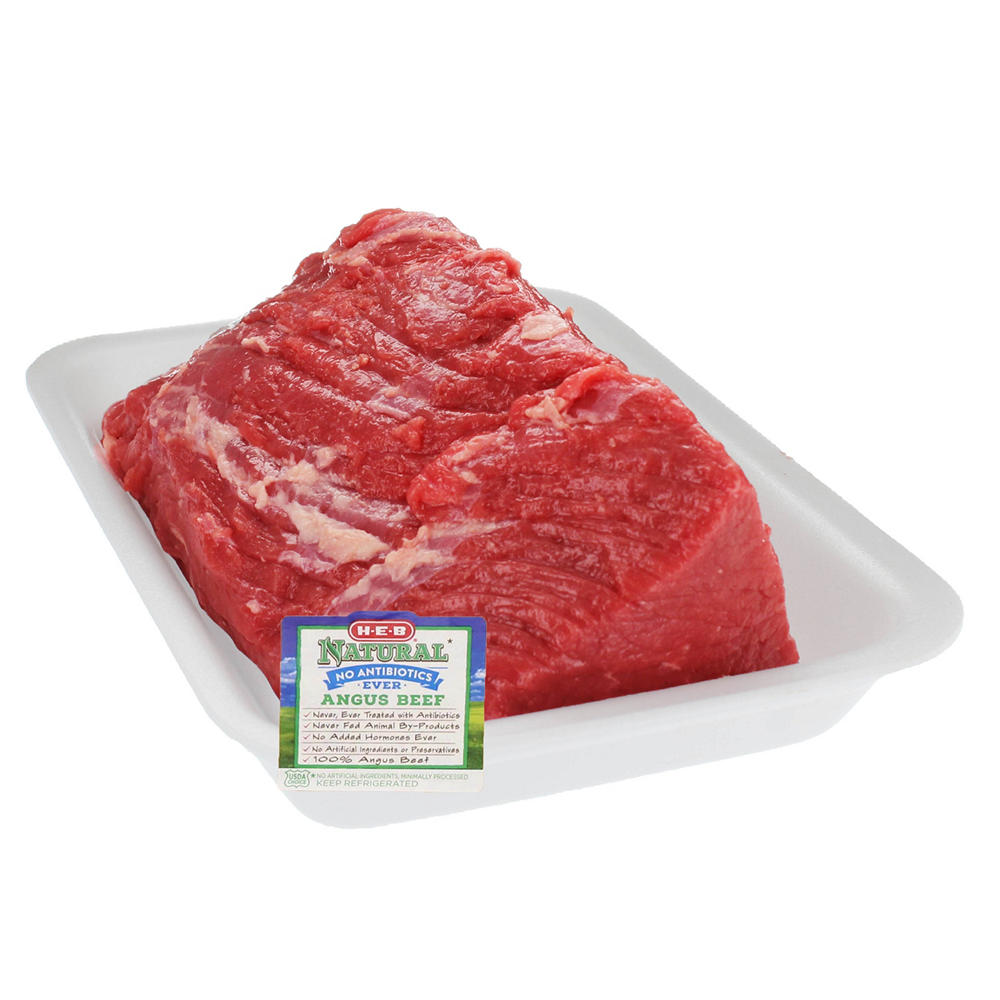 H-E-B Natural Beef Top Round Roast, USDA Choice, Avg. 2.25 lbs