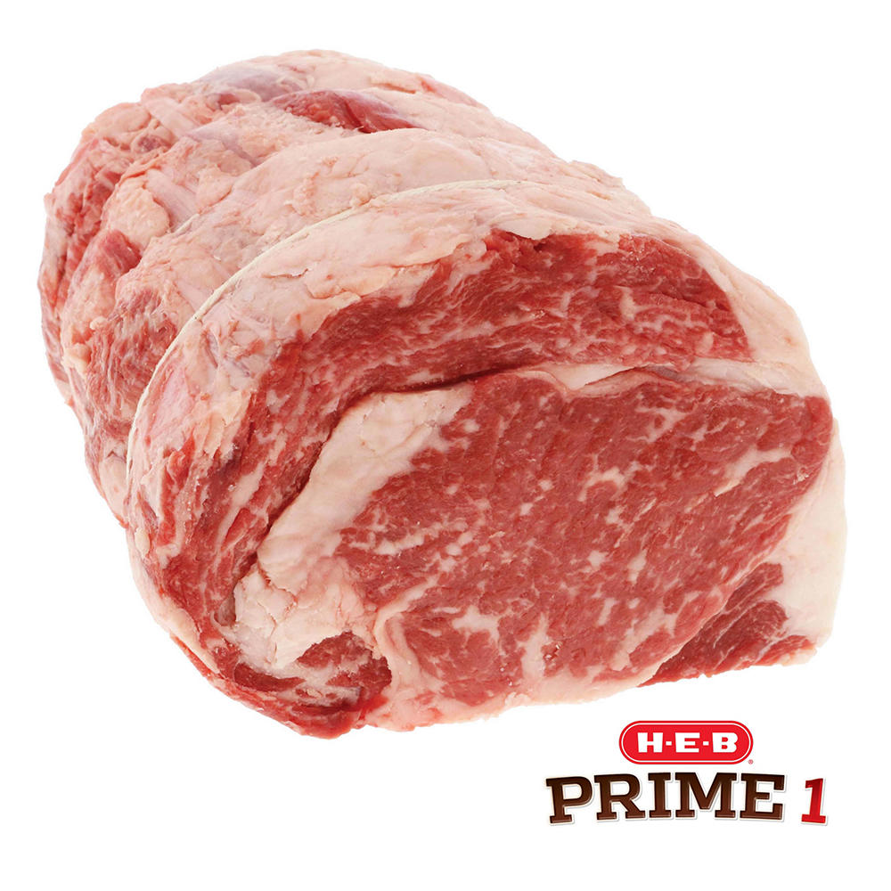 H-E-B Prime 1 Beef Boneless Ribeye Roast, Avg. 8.0 lbs