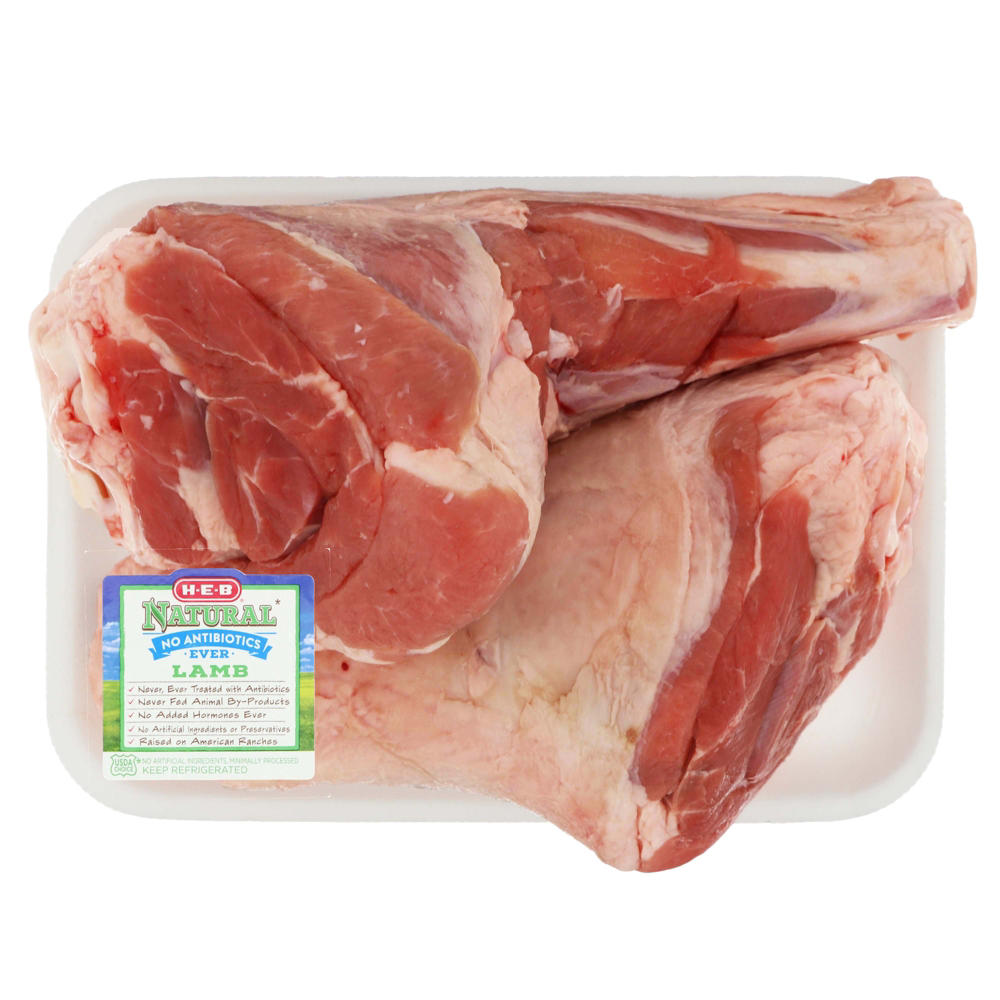 H-E-B Natural Bone-in Lamb Shanks, Avg. 4.59 lbs