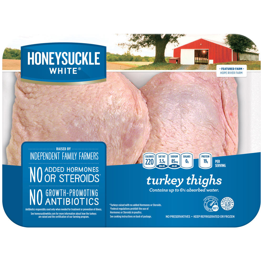 Honeysuckle White Turkey Thighs, Avg. 1.7 lbs