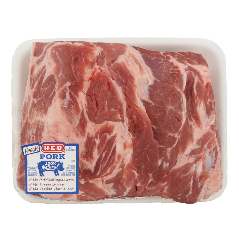 H-E-B Boneless Pork Butt Roast, Avg. 3.3 lbs