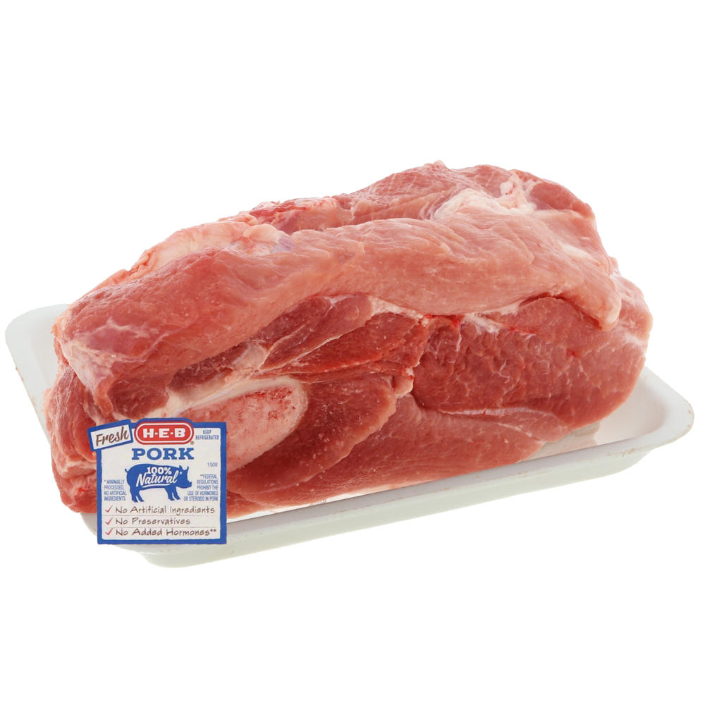H-E-B Half Bone-in Pork Picnic Roast, Avg. 4.72 lbs