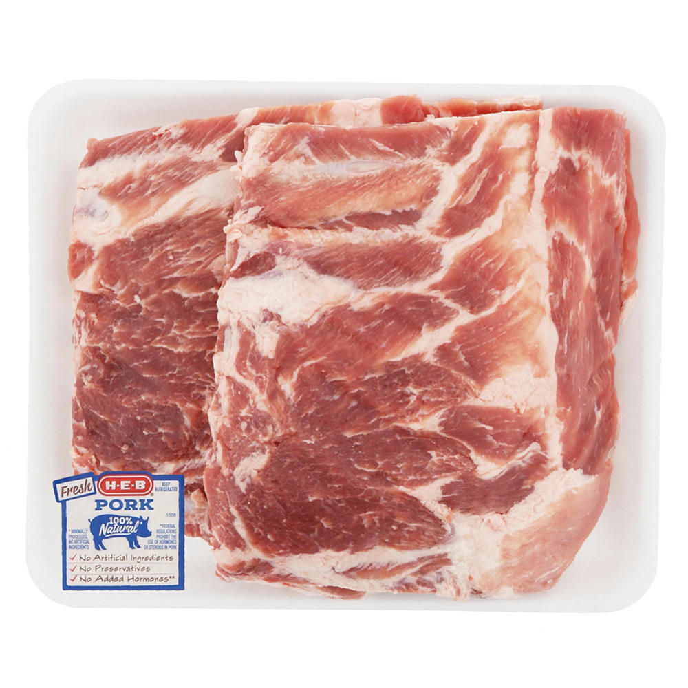 H-E-B Pork Spareribs - Value Pack, Avg. 3.96 lbs
