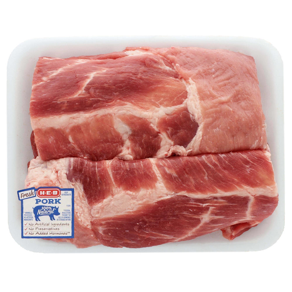 H-E-B Pork Spareribs Brisket, Avg. 2.87 lbs